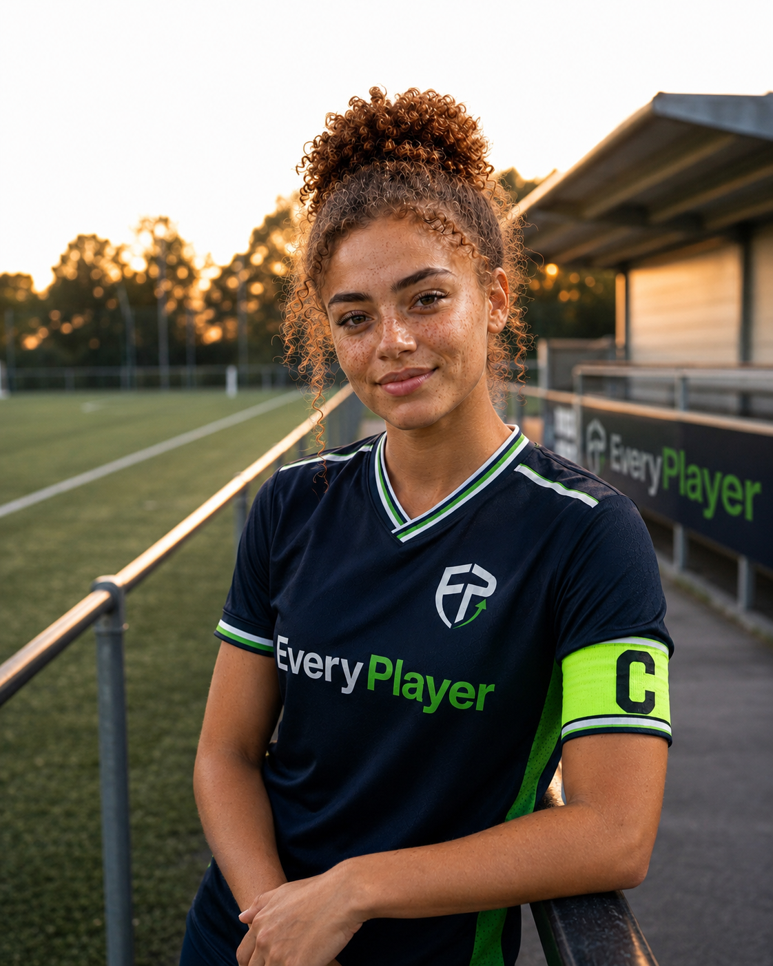EveryPlayer representative team captain, 17, wearing the captain's armband